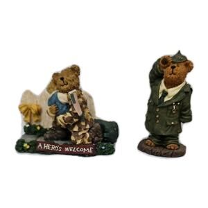 Boyds Bears & Friends The Bearstone Collection A Hero's Welcome Billy Bearyproud